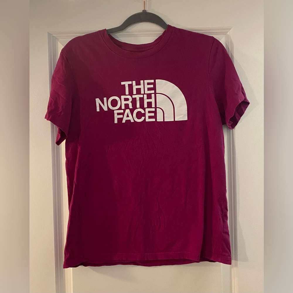 The North Face T-Shirt / Short Sleeve Tee Pink Logo Edition Sz M Like New